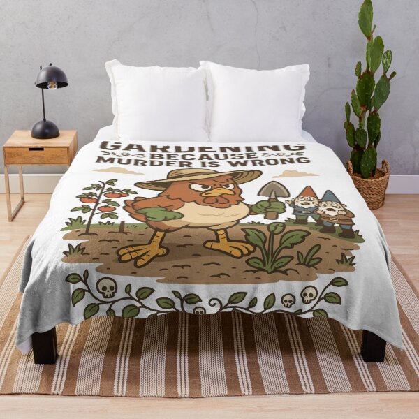 Item preview, Gardening Because Murder Is Wrong designed and sold by WildlifeInc.