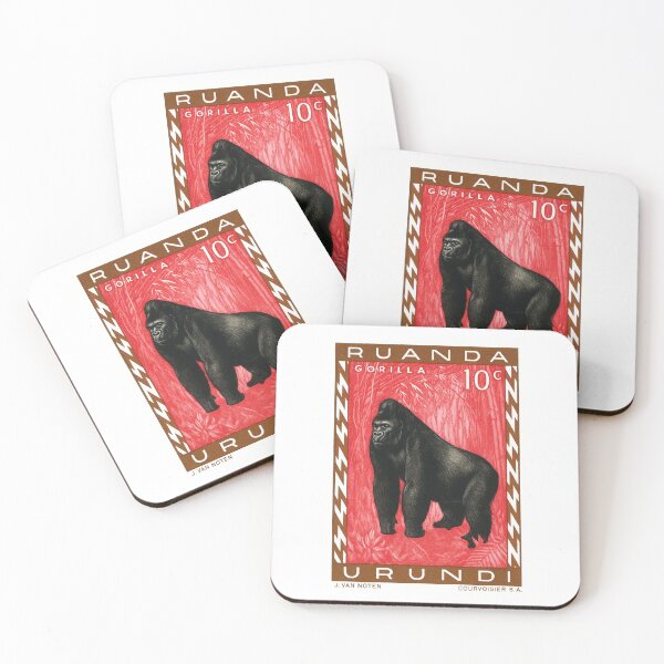 Item preview, 1959 Rwanda Mountain Gorilla Postage Stamp designed and sold by retrographics.