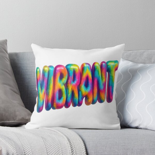 Item preview, VIBRANT 3D Tie-Dye Typography designed and sold by TONSNAP.