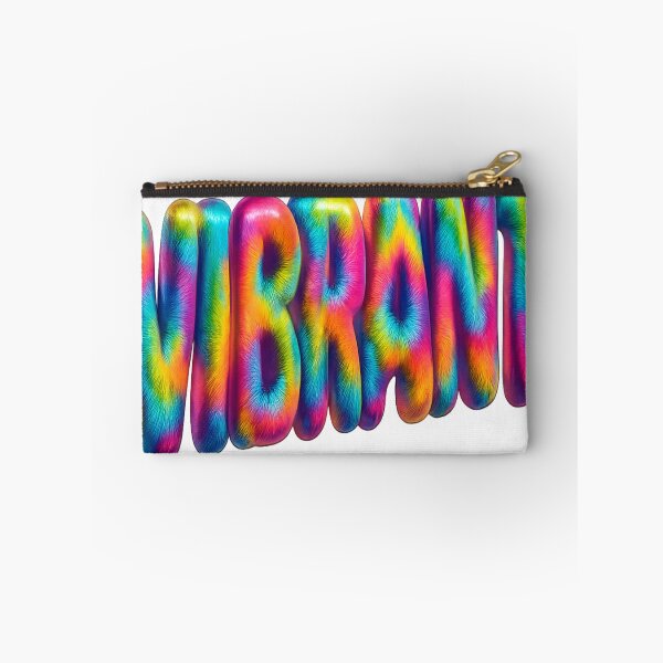 Item preview, VIBRANT 3D Tie-Dye Typography designed and sold by TONSNAP.