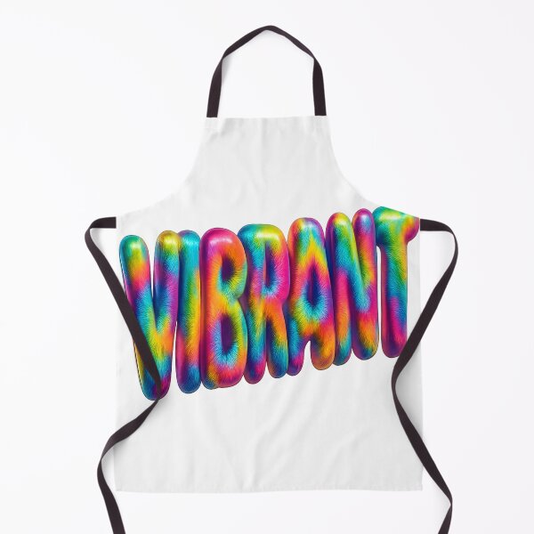 Item preview, VIBRANT 3D Tie-Dye Typography designed and sold by TONSNAP.