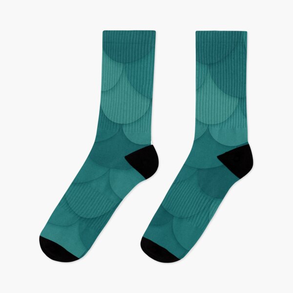 Artikelvorschau, Blaugrünes Fischschuppenmuster entworfen und verkauft von QuirkWears.