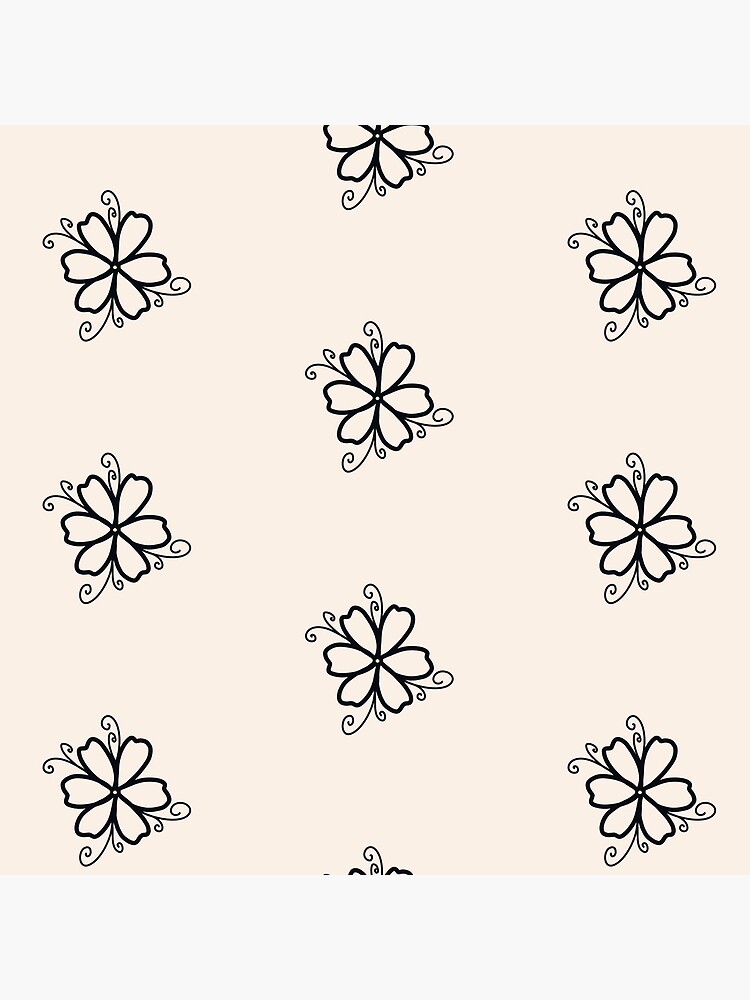 Thumbnail 5 of 5, Coasters (Set of 4), Simple Flower designed and sold by jananelle.