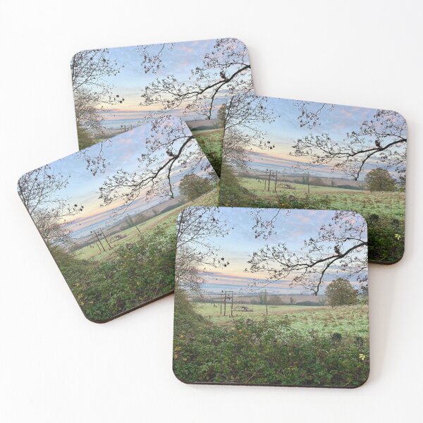 Item preview, View from Rockingham Hill over the Welland Valley, Northamptonshire, UK. designed and sold by Kate Anderson Art.
