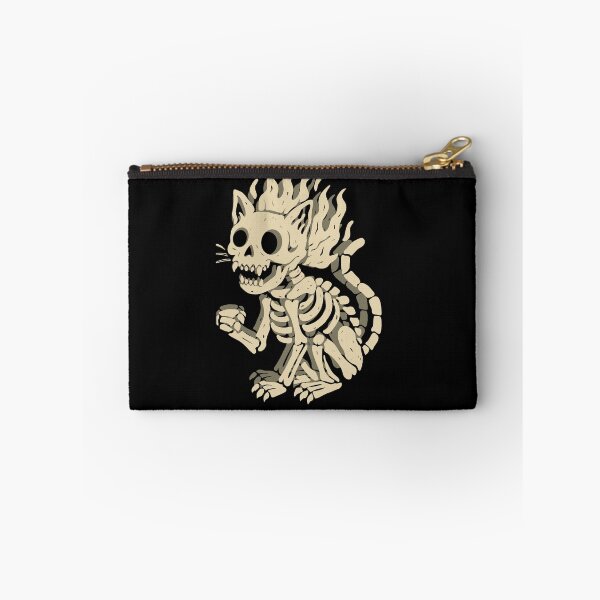Item preview, Flaming Skeleton Cat designed and sold by Kloovy.