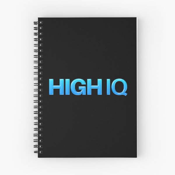 Item preview, High IQ in Blue  designed and sold by Memes N Lore .