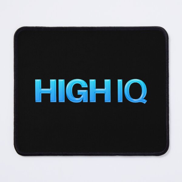Item preview, High IQ in Blue designed and sold by Memes N Lore .