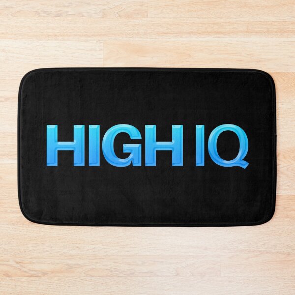 Item preview, High IQ in Blue  designed and sold by Memes N Lore .