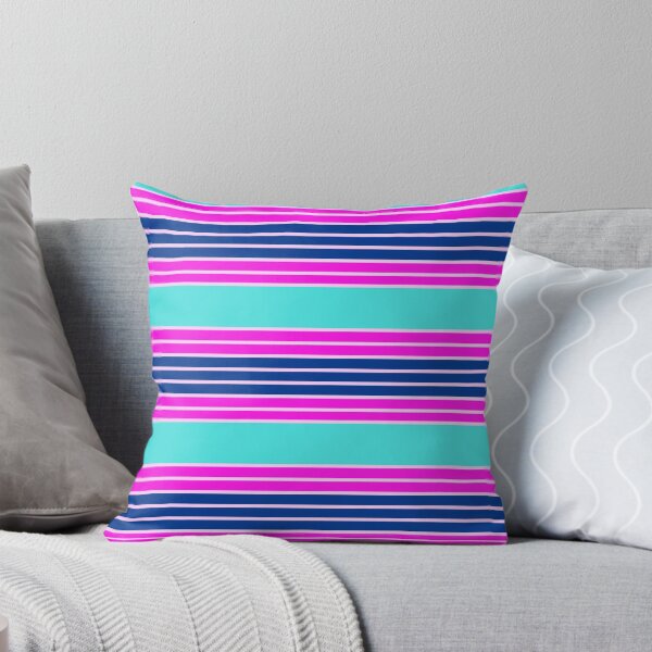 Item preview, Pink Navy and Teal Bright Tropical Beach Stripe Seamless Repeat designed and sold by Sharon Schwalbe.