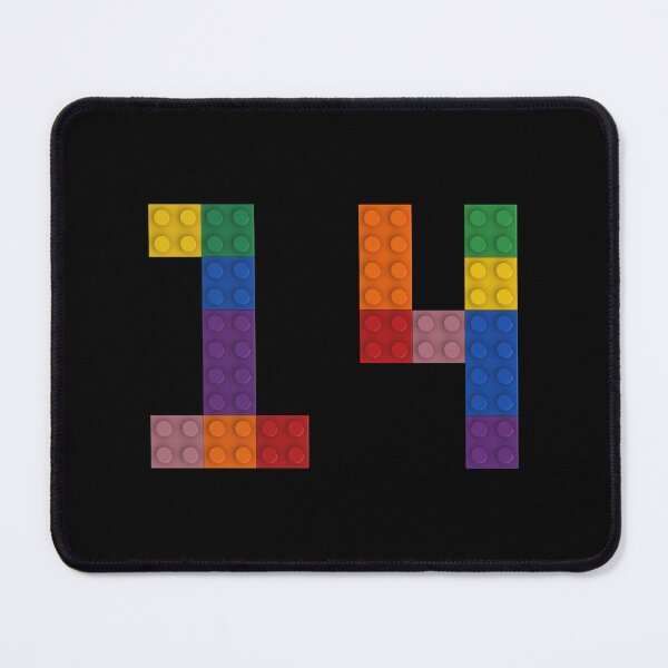 Item preview, 14 numbering made of bricks designed and sold by Brickification.