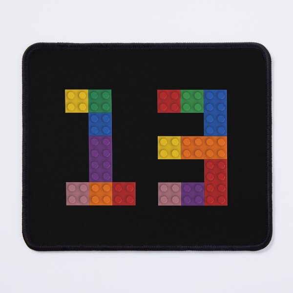 Item preview, 13 numbering made of bricks designed and sold by Brickification.