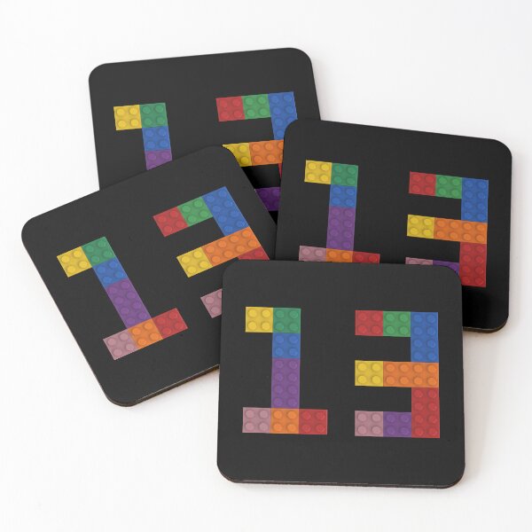 Item preview, 13 numbering made of bricks designed and sold by Brickification.