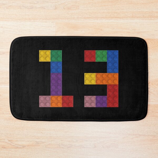 Item preview, 13 numbering made of bricks designed and sold by Brickification.
