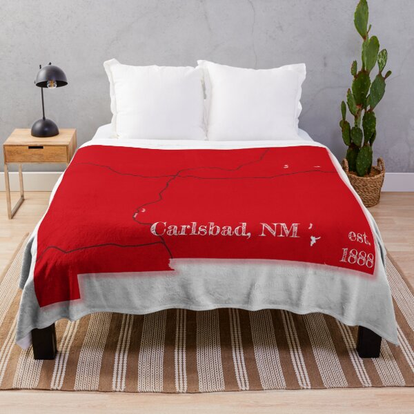 Aperçu de l'œuvre Carlsbad, Nouveau-Mexique [Rouge] créée et vendue par PhilbonianDezin.