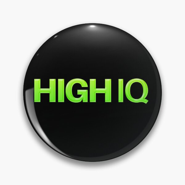 Item preview, High IQ in Lime Green  designed and sold by Memes N Lore .