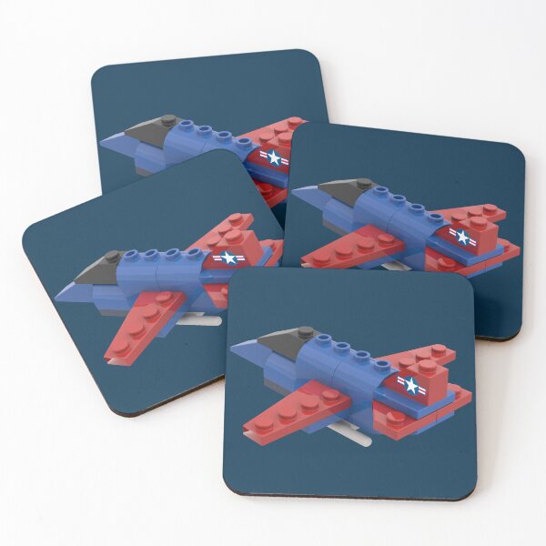 Item preview, Fighter Jet made of bricks designed and sold by Brickification.