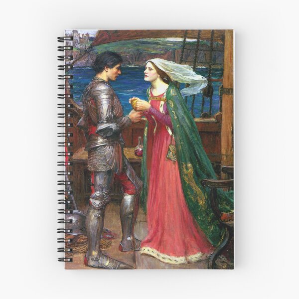 Item preview, Tristan and Isolde with the Potion, c. 1916 by John Waterhouse designed and sold by Cat Lady Designs.