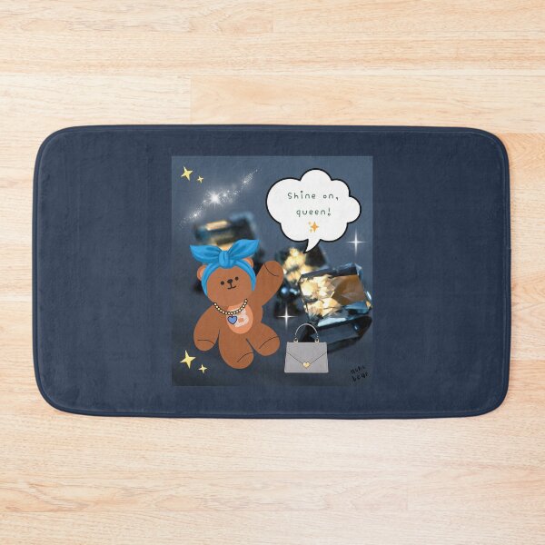 Item preview, Mono Bear Message – Shine On Queen (Glam Photo Style) designed and sold by mintmono-studio.