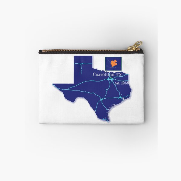 Item preview, Carrollton, TX [Blue] designed and sold by PhilbonianDezin.