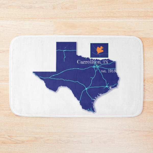 Item preview, Carrollton, TX [Blue] designed and sold by PhilbonianDezin.
