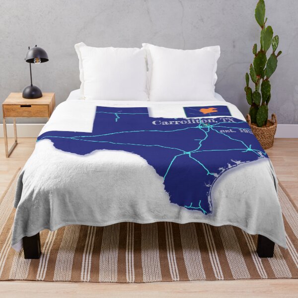 Item preview, Carrollton, TX [Blue] designed and sold by PhilbonianDezin.