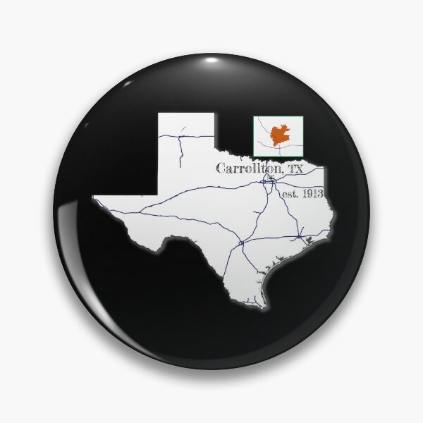Item preview, Carrollton, TX [White] designed and sold by PhilbonianDezin.
