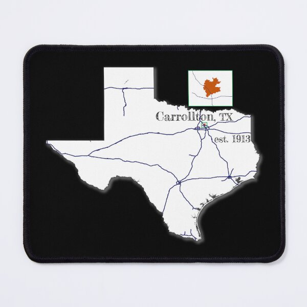 Item preview, Carrollton, TX [White] designed and sold by PhilbonianDezin.