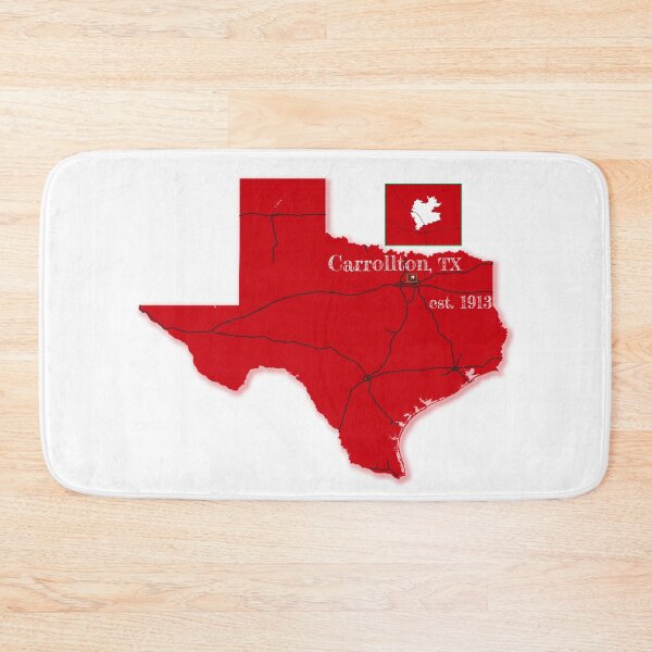 Item preview, Carrollton, TX [Red] designed and sold by PhilbonianDezin.