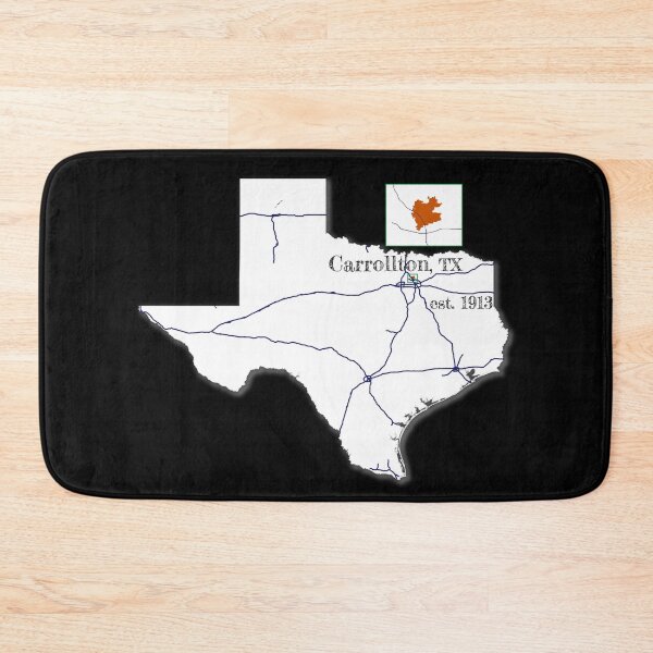 Item preview, Carrollton, TX [White] designed and sold by PhilbonianDezin.