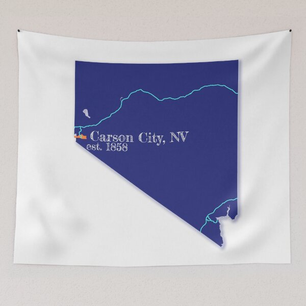 Item preview, Carson City, NV [Blue] designed and sold by PhilbonianDezin.