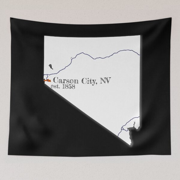 Item preview, Carson City, NV [White] designed and sold by PhilbonianDezin.
