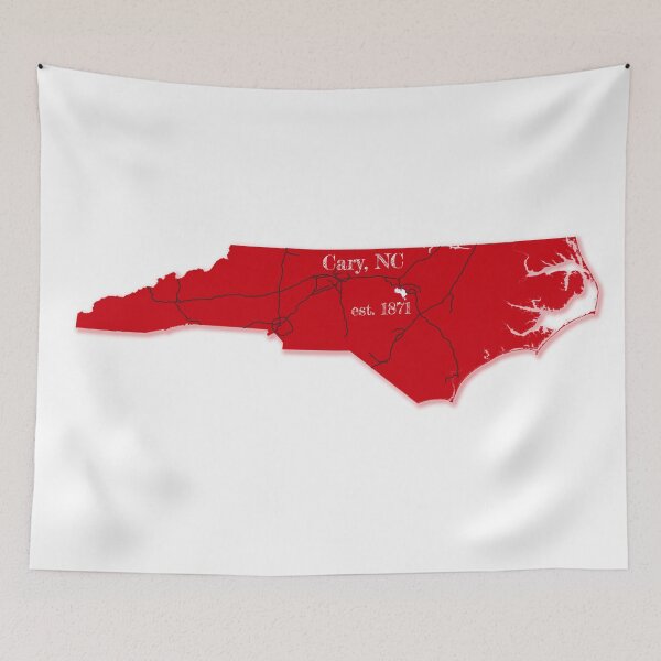 Item preview, Cary, NC [Red] designed and sold by PhilbonianDezin.