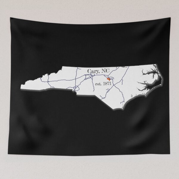 Item preview, Cary, NC [White] designed and sold by PhilbonianDezin.