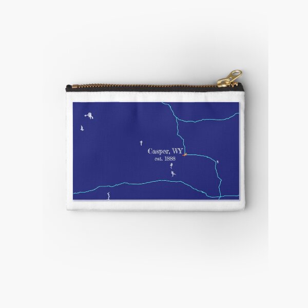 Artikelvorschau, Casper, WY [Blau] entworfen und verkauft von PhilbonianDezin.