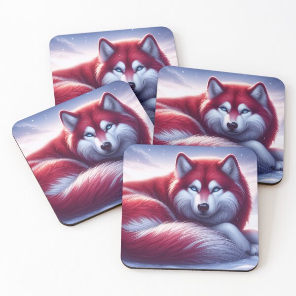 Item preview, Red Husky in the Snow designed and sold by nikkolaus.