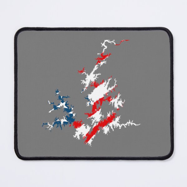 Item preview, Lake Martin Map patriotic 4th of July Alabama Auburn designed and sold by Michael Garber.