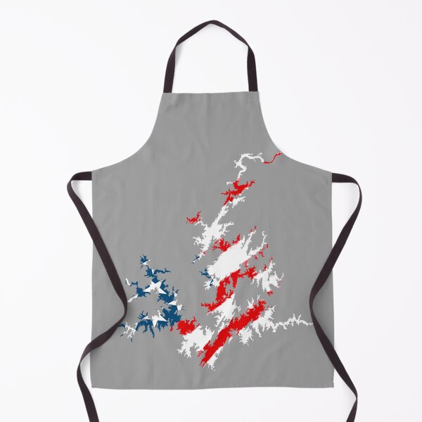Item preview, Lake Martin Map patriotic 4th of July Alabama Auburn designed and sold by Michael Garber.