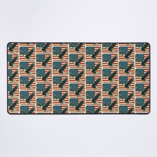 Item preview, American Bald Eagle Flying Over American Flag designed and sold by Homelesssquid's Stickers & More.
