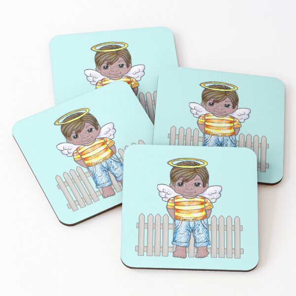 Item preview, Brown Boy Angel designed and sold by artmuvz.