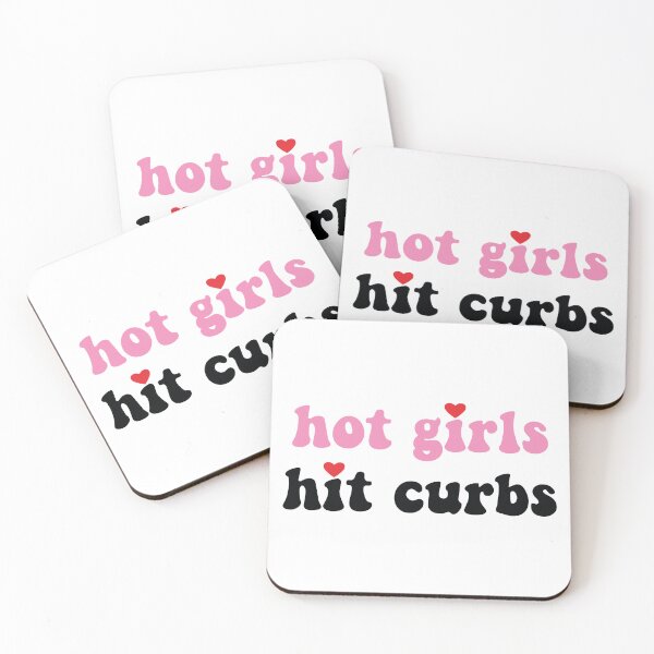 Item preview, Hot Girls Hit Curbs designed and sold by the-craft-shop.