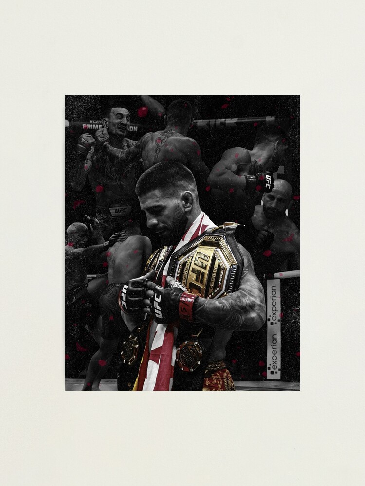 Thumbnail 1 of 3, Photographic Print, Ilia Topuria: Double Champ designed and sold by ArtOfWarMMA.