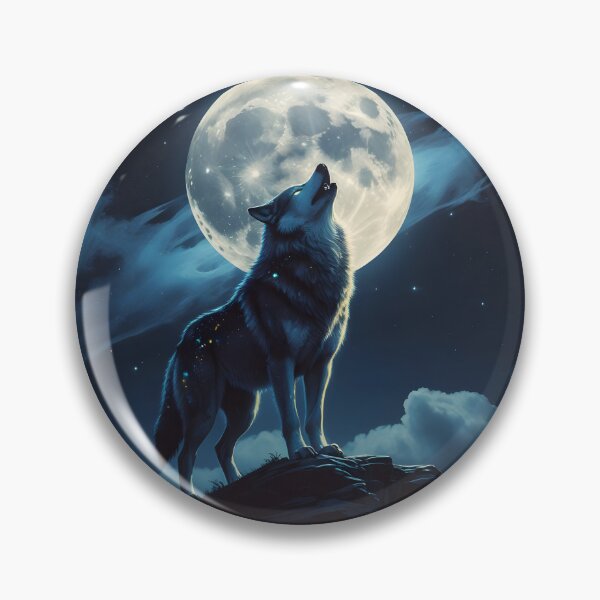 Artikelvorschau, Lone Wolf Eclipse – Vom Mond geleitet entworfen und verkauft von Harmon Luxe Studio .