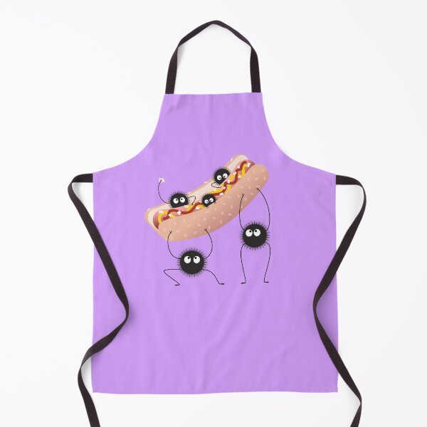 Item preview, Soot Sprites with Snacks - Hotdog designed and sold by Amoshi Art & Design.
