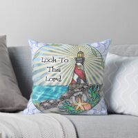 Christian Lighthouse Pillow