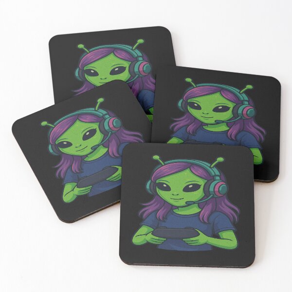 Item preview, Gamer Girl Alien designed and sold by Abnormal Apparel.