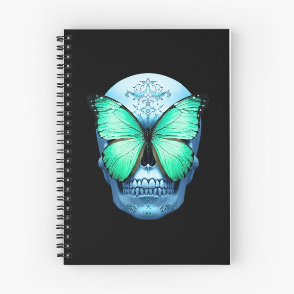 Item preview, Green Butterfly Skull designed and sold by TheSkullRoom.