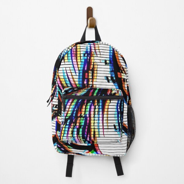 Item preview, Glitch Tiger Aesthetic | Unique Cyberpunk Animal Art Print designed and sold by Flagorama.