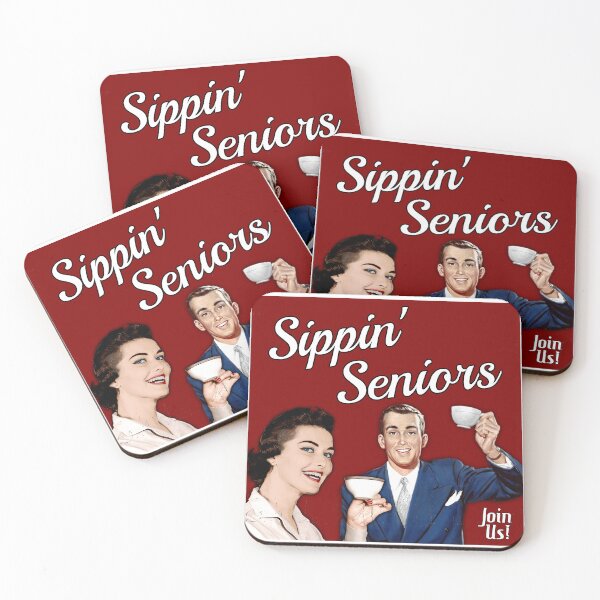 Artikelvorschau, Sipping Seniors Coffee Club entworfen und verkauft von OurHomeImages.