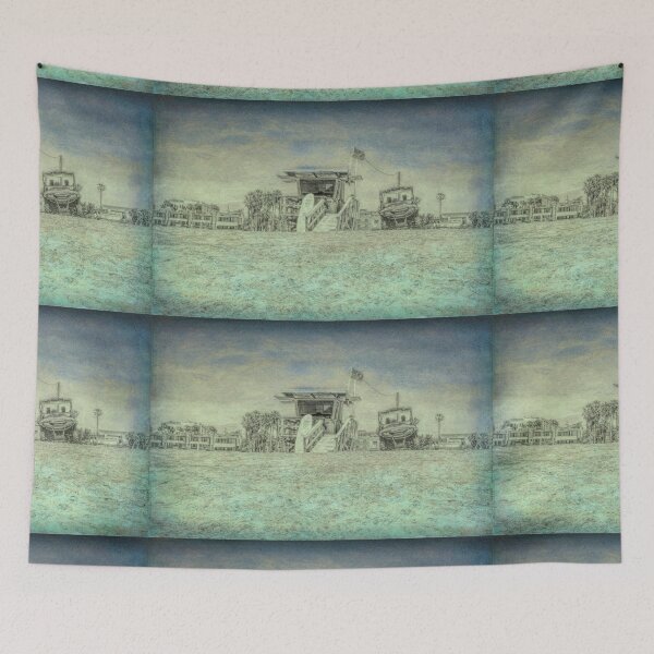 Item preview, The Lifeguard Tower (Blue Theme) designed and sold by My Righteous Apparel.