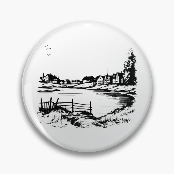 Item preview, Zurich Switzerland Swiss Limmat River Lake Town Downtown  designed and sold by inkoutninja.